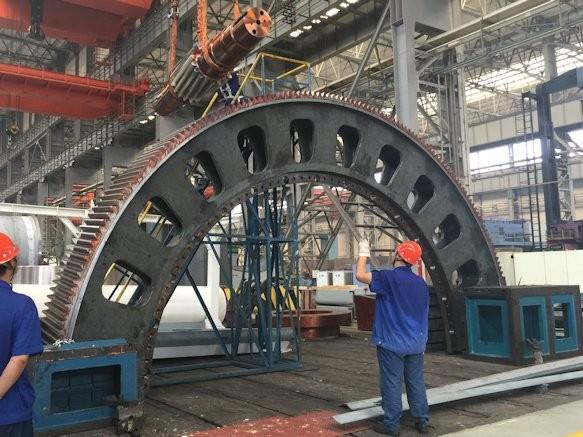 Unused Citic 5.5m X 8.1m Egl (18' X 26'6") Ball Mill With 4100 Kw (5496 Hp) Motor)